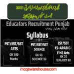 PPSC Educators jobs