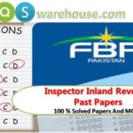 Inspector Inland Revenue Past Papers